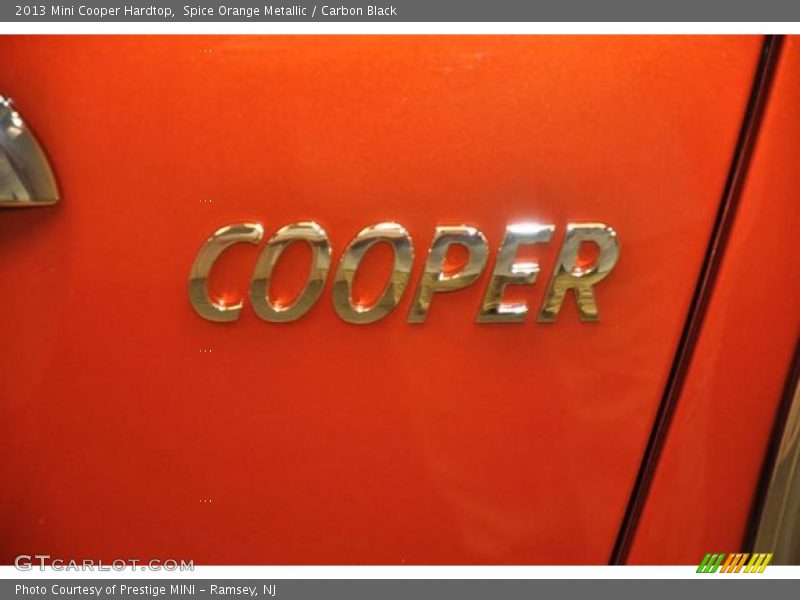 Spice Orange Metallic / Carbon Black 2013 Mini Cooper Hardtop