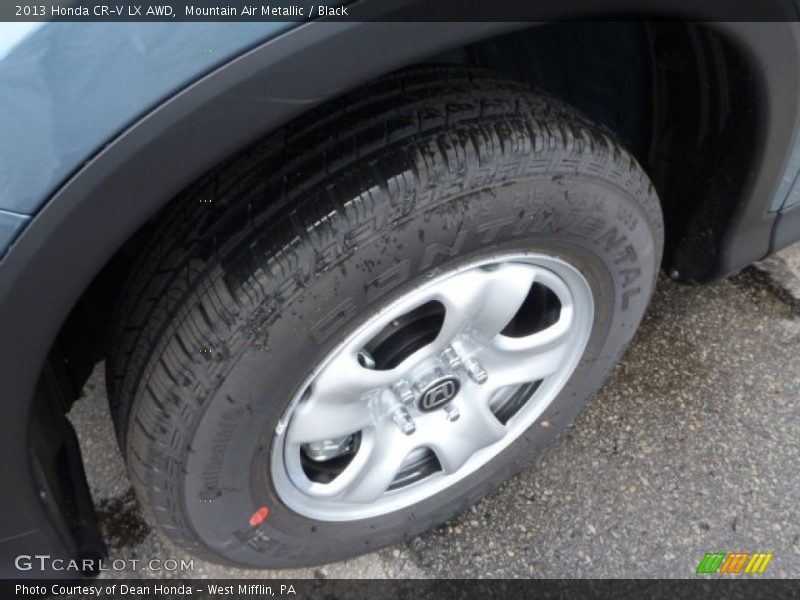 Mountain Air Metallic / Black 2013 Honda CR-V LX AWD