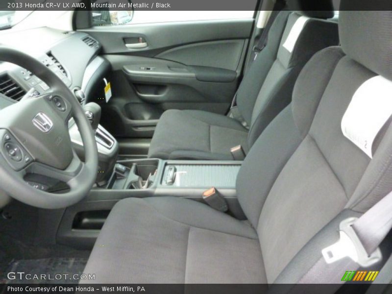 Mountain Air Metallic / Black 2013 Honda CR-V LX AWD