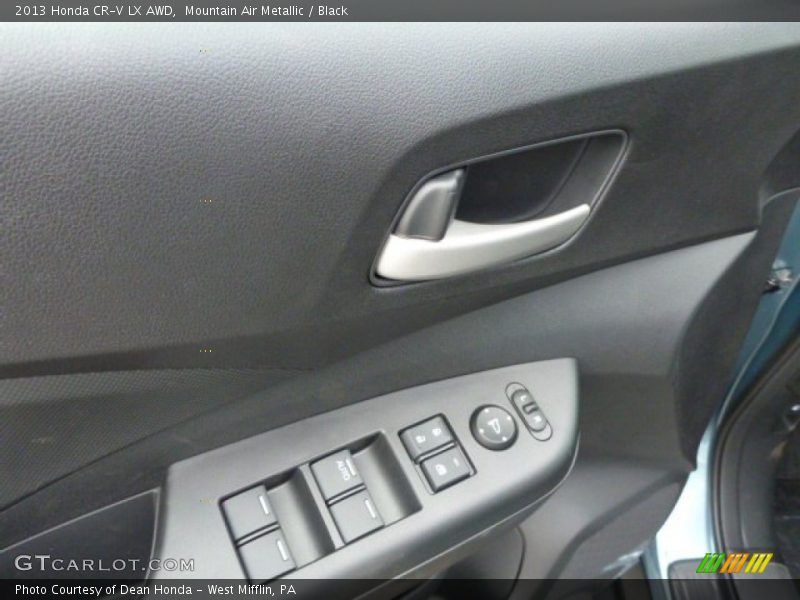 Mountain Air Metallic / Black 2013 Honda CR-V LX AWD