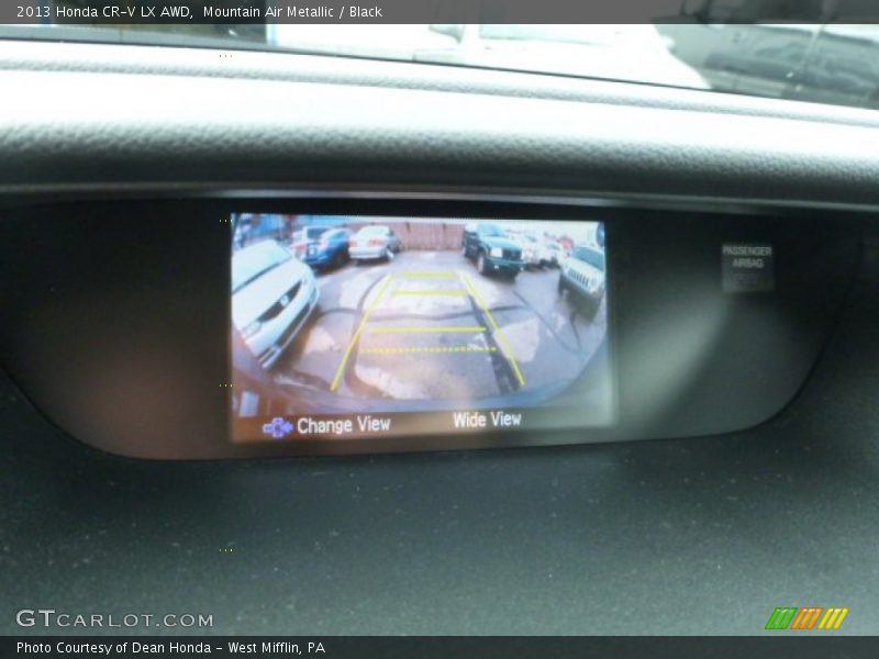 Mountain Air Metallic / Black 2013 Honda CR-V LX AWD