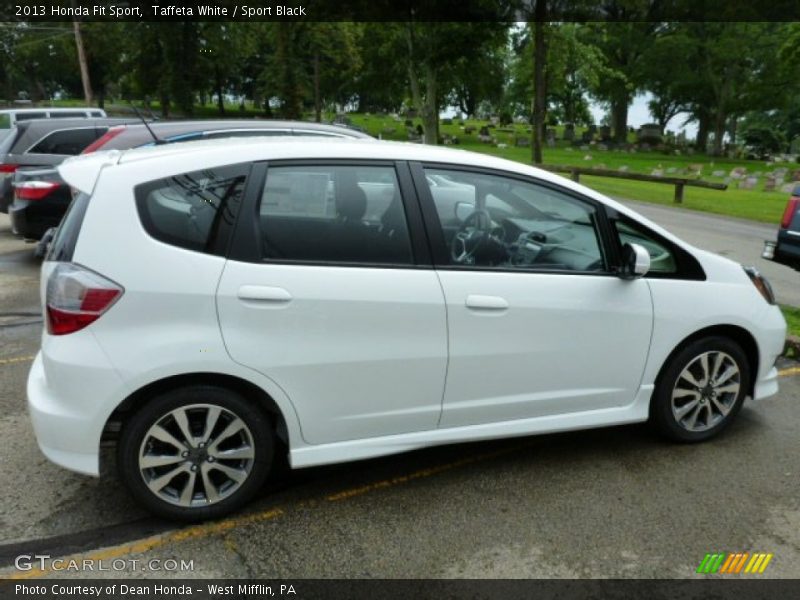 Taffeta White / Sport Black 2013 Honda Fit Sport