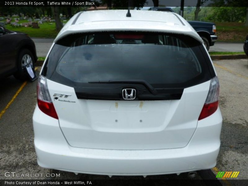 Taffeta White / Sport Black 2013 Honda Fit Sport