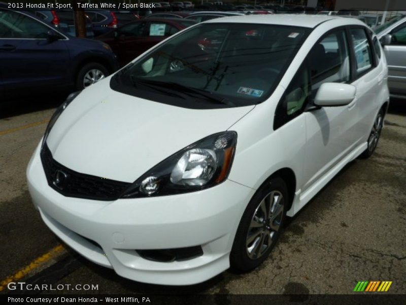 Taffeta White / Sport Black 2013 Honda Fit Sport