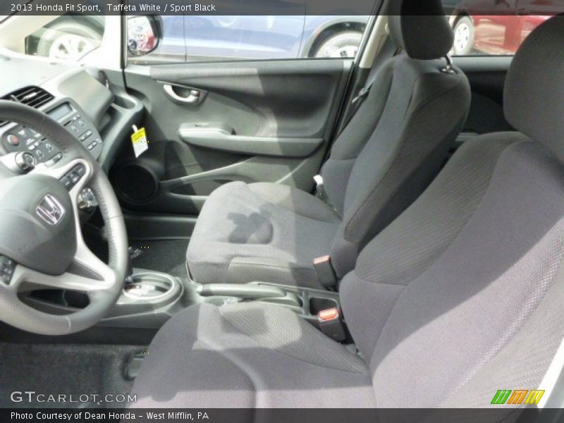 Taffeta White / Sport Black 2013 Honda Fit Sport