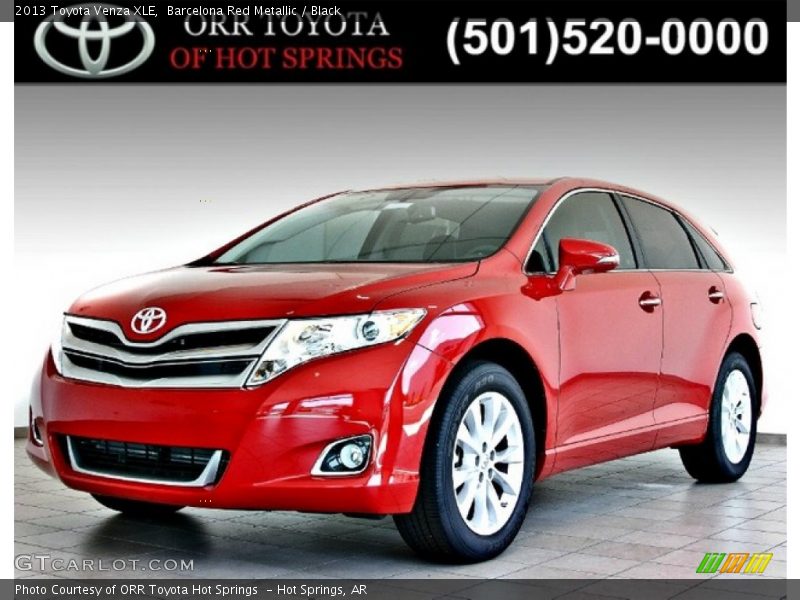 Barcelona Red Metallic / Black 2013 Toyota Venza XLE