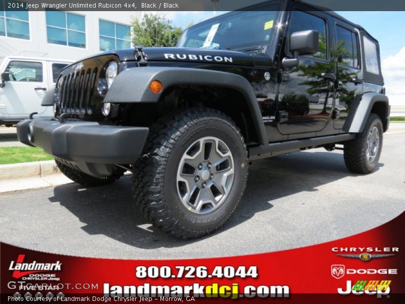Black / Black 2014 Jeep Wrangler Unlimited Rubicon 4x4