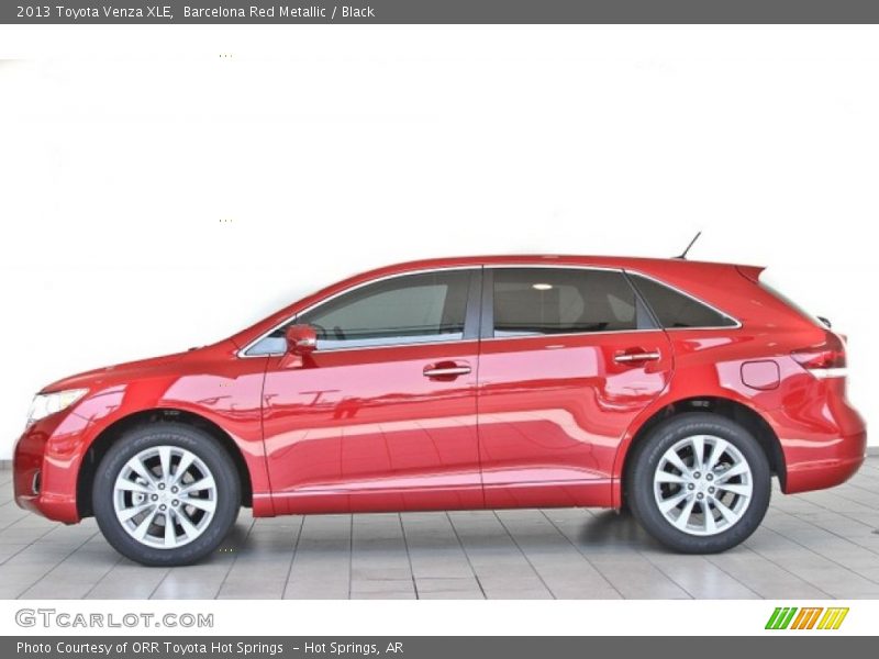 Barcelona Red Metallic / Black 2013 Toyota Venza XLE