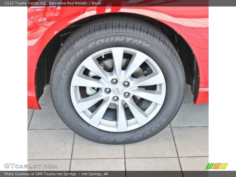 Barcelona Red Metallic / Black 2013 Toyota Venza XLE
