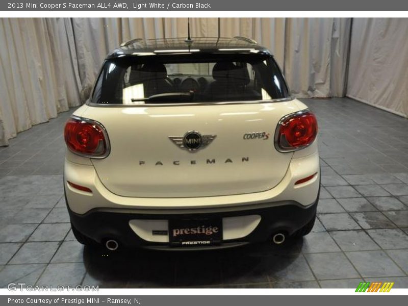 Light White / Carbon Black 2013 Mini Cooper S Paceman ALL4 AWD