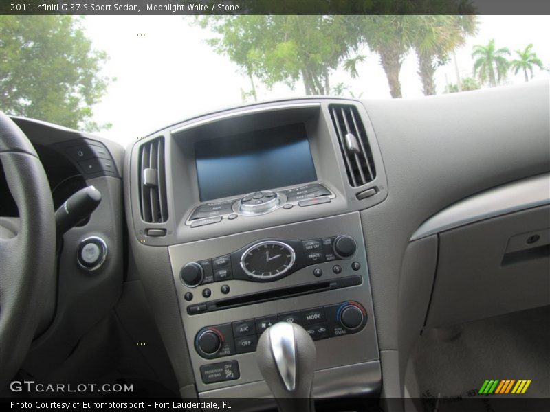 Moonlight White / Stone 2011 Infiniti G 37 S Sport Sedan
