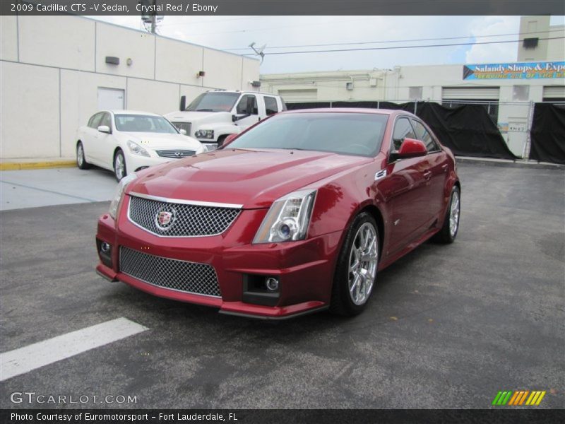 Crystal Red / Ebony 2009 Cadillac CTS -V Sedan