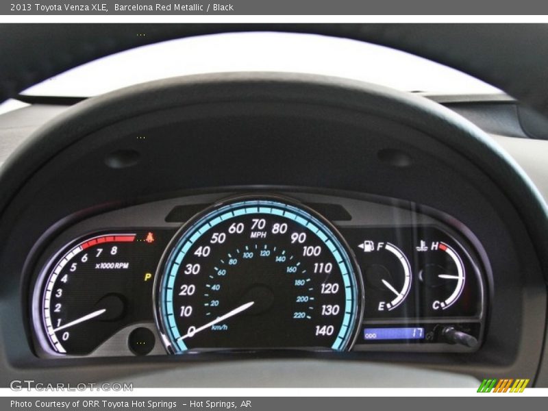 Barcelona Red Metallic / Black 2013 Toyota Venza XLE