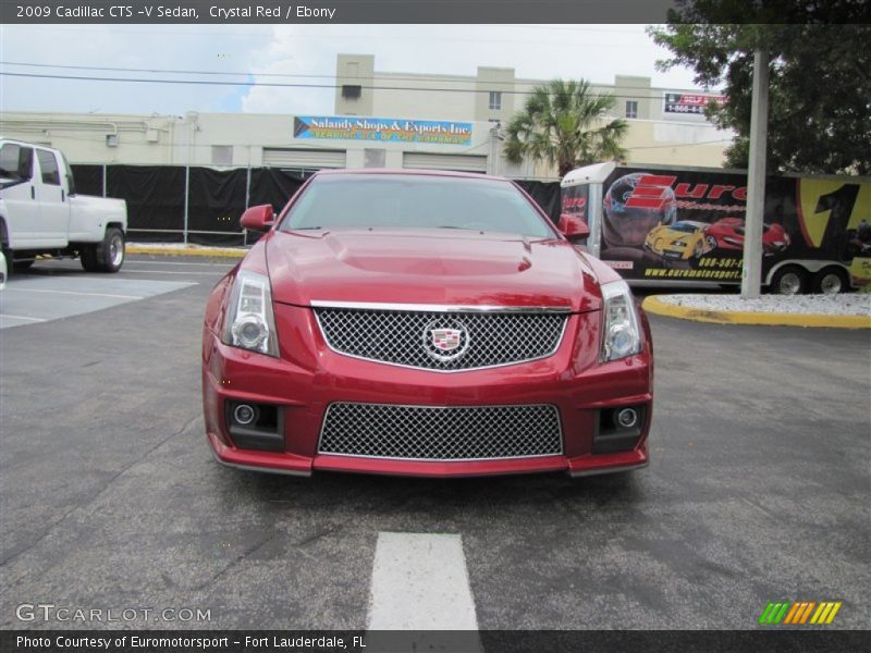 Crystal Red / Ebony 2009 Cadillac CTS -V Sedan