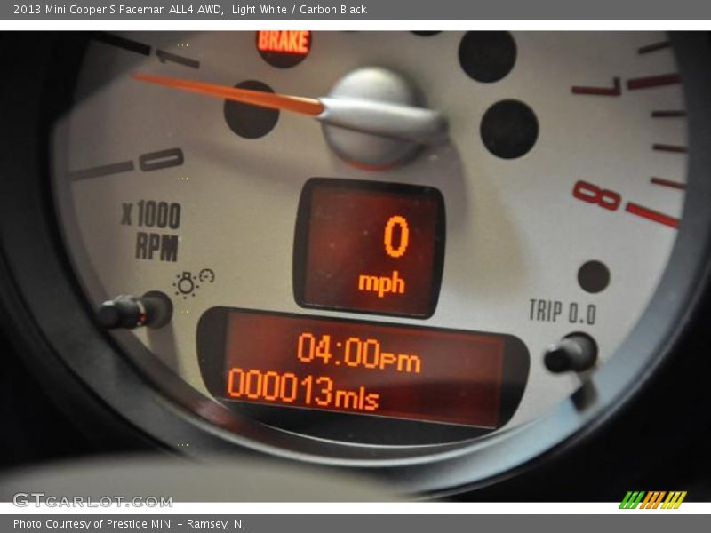 Light White / Carbon Black 2013 Mini Cooper S Paceman ALL4 AWD