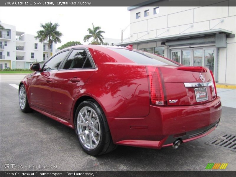 Crystal Red / Ebony 2009 Cadillac CTS -V Sedan