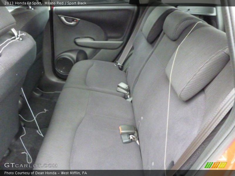 Milano Red / Sport Black 2013 Honda Fit Sport