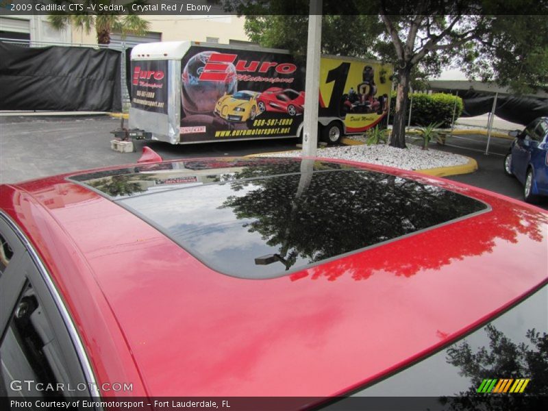 Crystal Red / Ebony 2009 Cadillac CTS -V Sedan