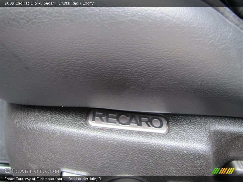 Crystal Red / Ebony 2009 Cadillac CTS -V Sedan