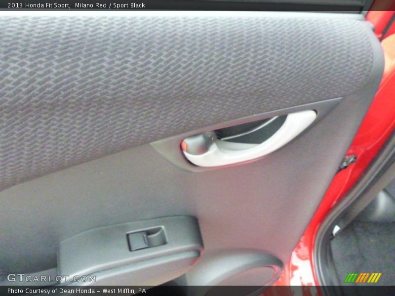 Milano Red / Sport Black 2013 Honda Fit Sport