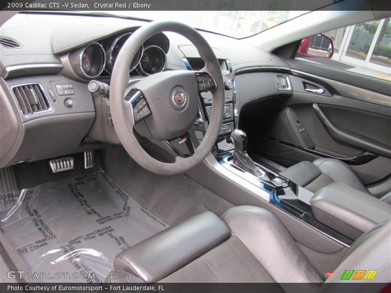 Ebony Interior - 2009 CTS -V Sedan 