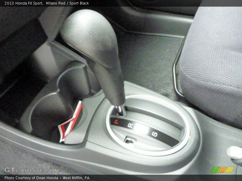 Milano Red / Sport Black 2013 Honda Fit Sport