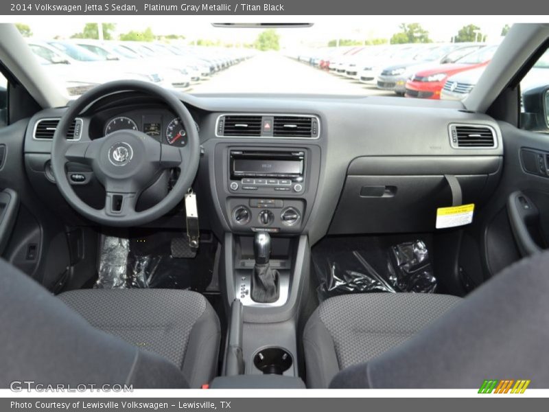 Platinum Gray Metallic / Titan Black 2014 Volkswagen Jetta S Sedan