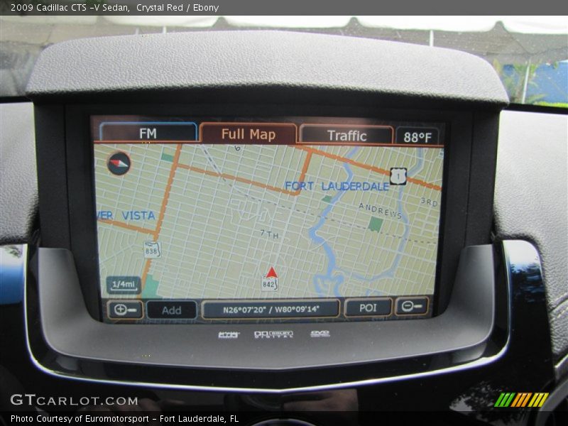Navigation of 2009 CTS -V Sedan