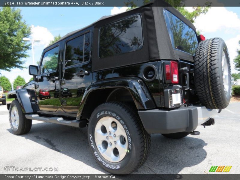 Black / Black 2014 Jeep Wrangler Unlimited Sahara 4x4
