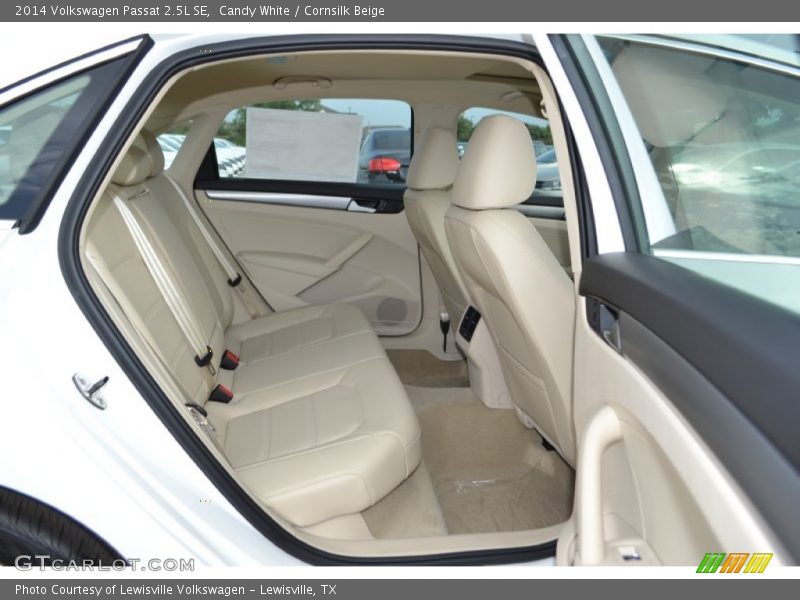 Rear Seat of 2014 Passat 2.5L SE