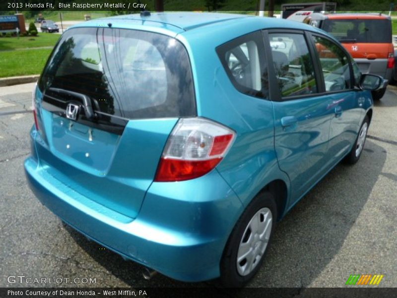Blue Raspberry Metallic / Gray 2013 Honda Fit