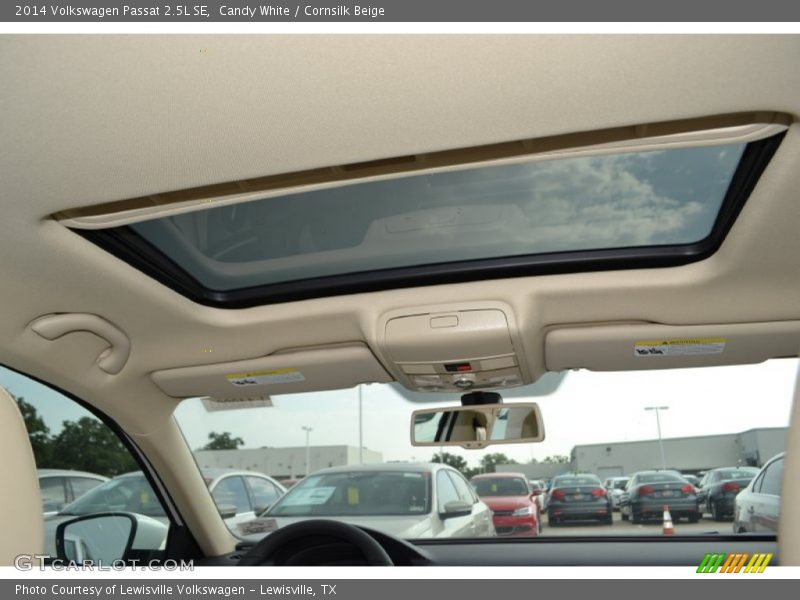 Candy White / Cornsilk Beige 2014 Volkswagen Passat 2.5L SE