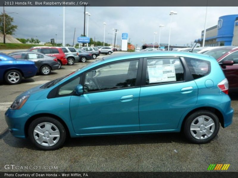 Blue Raspberry Metallic / Gray 2013 Honda Fit