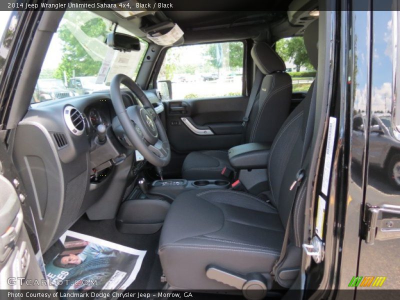 Black / Black 2014 Jeep Wrangler Unlimited Sahara 4x4