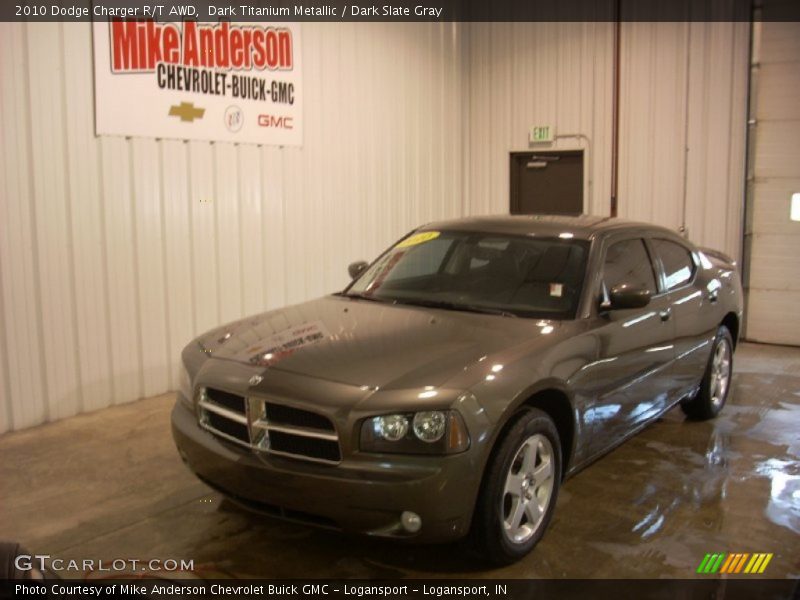 Dark Titanium Metallic / Dark Slate Gray 2010 Dodge Charger R/T AWD