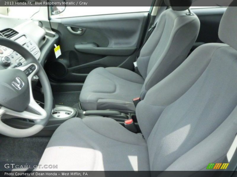 Blue Raspberry Metallic / Gray 2013 Honda Fit