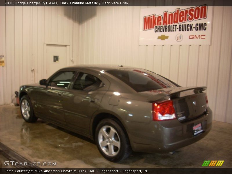 Dark Titanium Metallic / Dark Slate Gray 2010 Dodge Charger R/T AWD