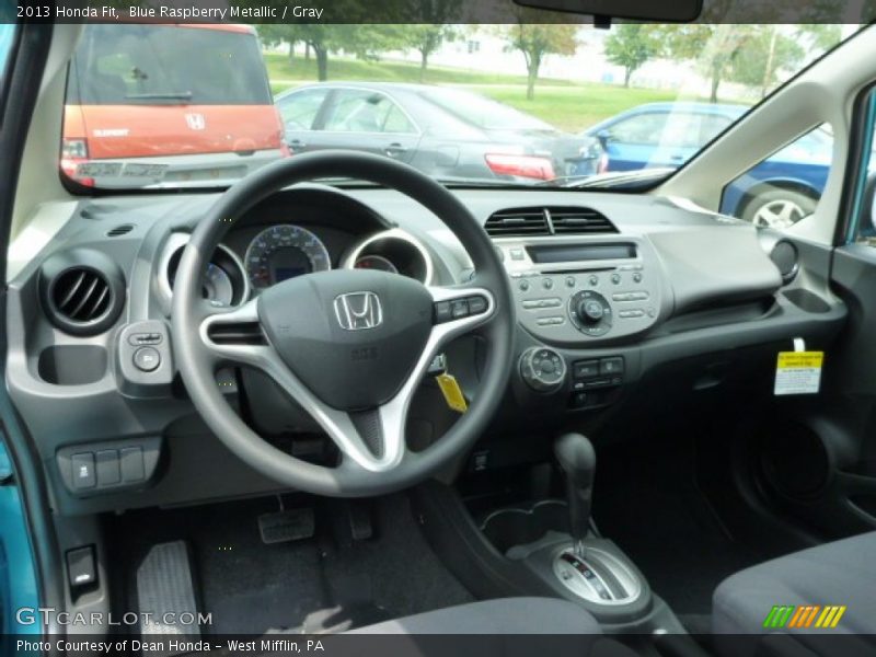 Blue Raspberry Metallic / Gray 2013 Honda Fit