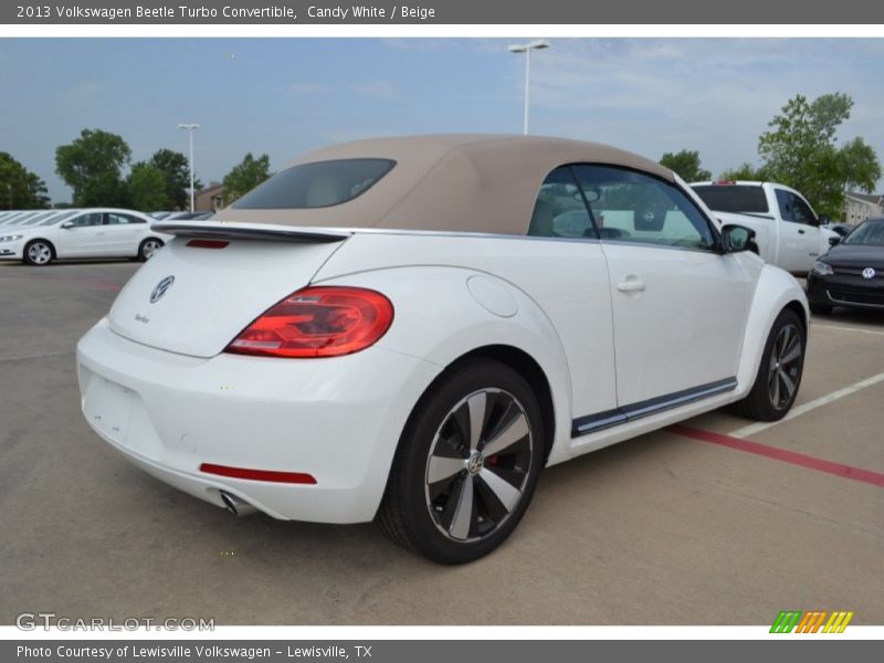 Candy White / Beige 2013 Volkswagen Beetle Turbo Convertible