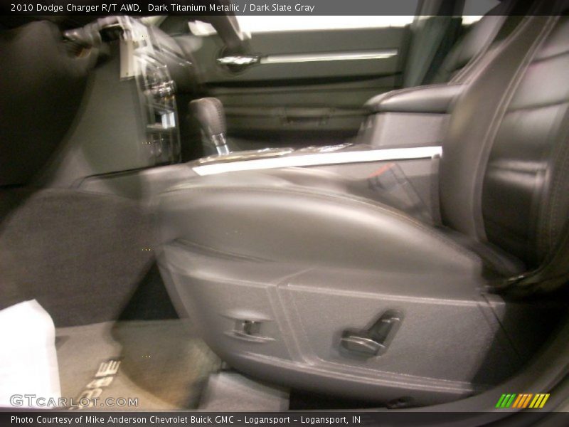 Dark Titanium Metallic / Dark Slate Gray 2010 Dodge Charger R/T AWD