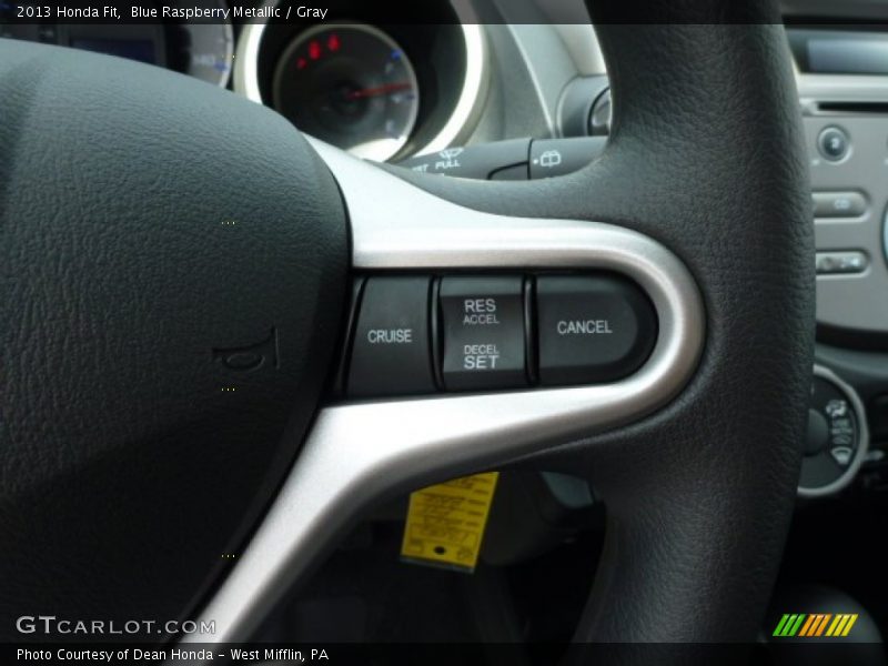 Blue Raspberry Metallic / Gray 2013 Honda Fit