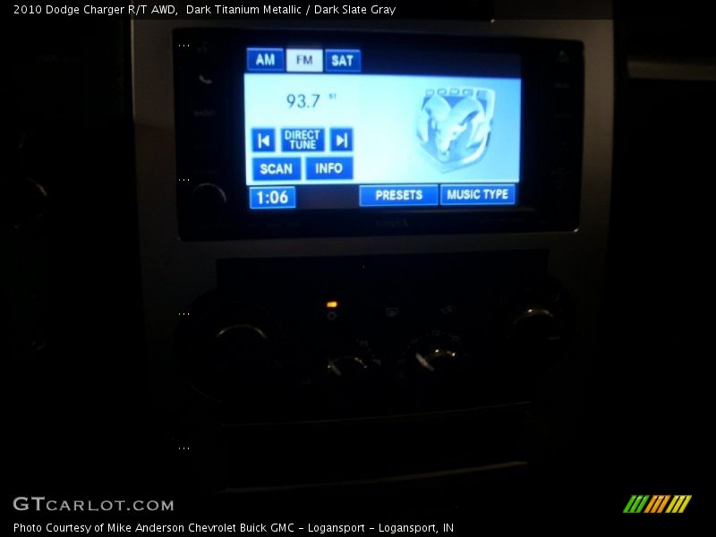 Dark Titanium Metallic / Dark Slate Gray 2010 Dodge Charger R/T AWD