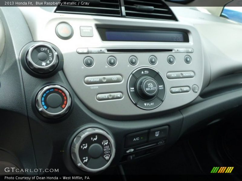 Blue Raspberry Metallic / Gray 2013 Honda Fit
