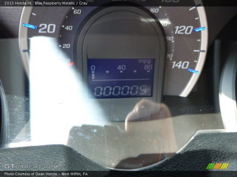 Blue Raspberry Metallic / Gray 2013 Honda Fit