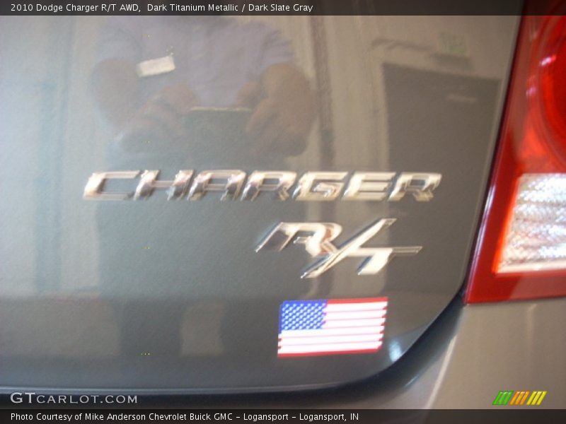 Dark Titanium Metallic / Dark Slate Gray 2010 Dodge Charger R/T AWD