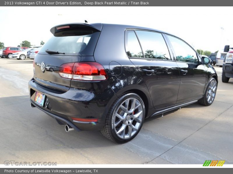 Deep Black Pearl Metallic / Titan Black 2013 Volkswagen GTI 4 Door Driver's Edition