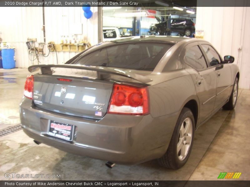 Dark Titanium Metallic / Dark Slate Gray 2010 Dodge Charger R/T AWD