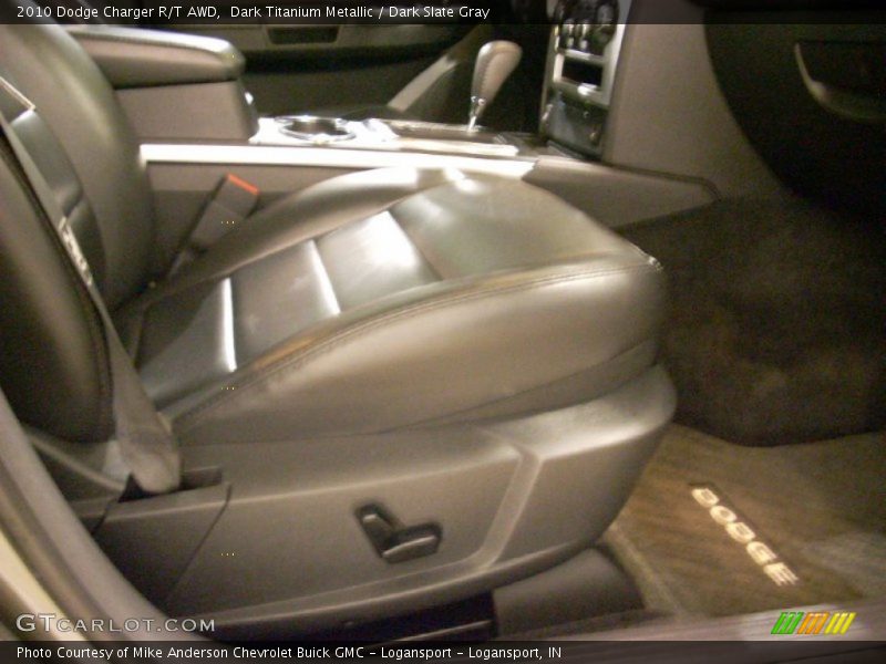 Dark Titanium Metallic / Dark Slate Gray 2010 Dodge Charger R/T AWD
