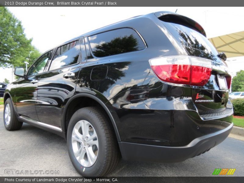 Brilliant Black Crystal Pearl / Black 2013 Dodge Durango Crew
