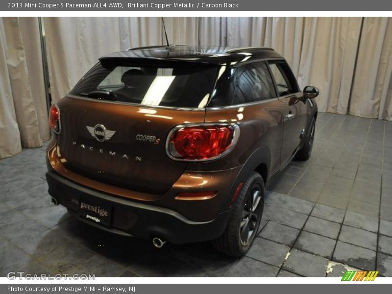 Brilliant Copper Metallic / Carbon Black 2013 Mini Cooper S Paceman ALL4 AWD
